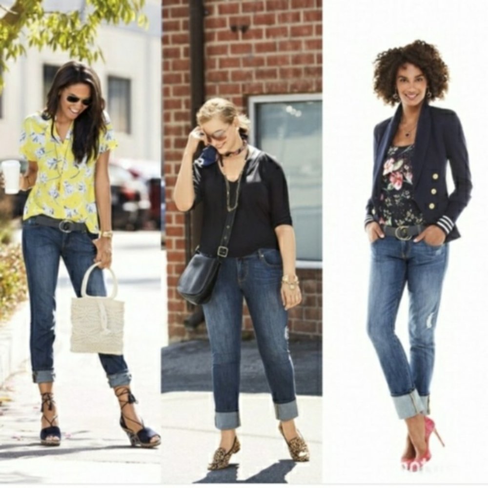 Cabi 5165 Mojave Slim Boyfriend Jean Size 2